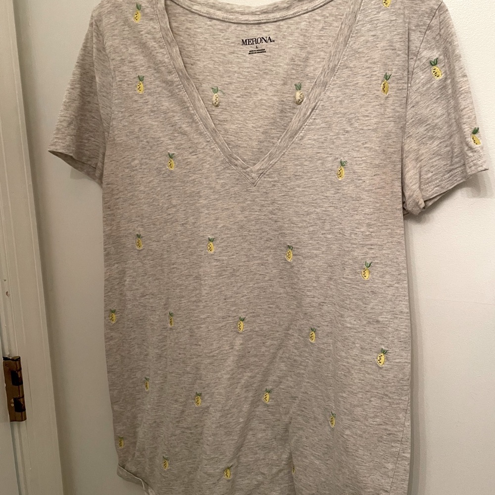 Pineapple short sleeve T-shirt